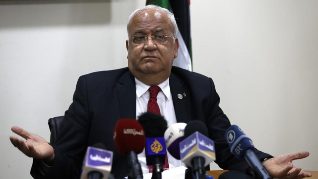 Otoritas Palestina menyebut komentar duta besar AS yang membenarkan pencaplokan Israel atas Tepi Barat menunjukkan sikap minim 'kedewasaan politik.'
