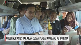 VIDEO: Gubernur Anies Tidak Larang Pendatang Baru ke Jakarta