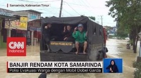 VIDEO: Banjir Rendam Kota Samarinda