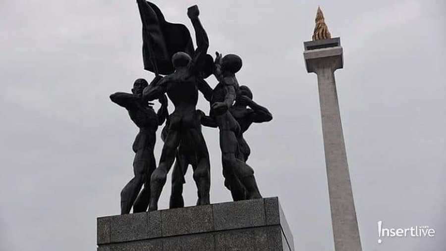 Jumlah pengunjung Monas menurun tahun 2019 ini.