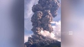 VIDEO: Detik-detik Gunung Sinabung Kembali Erupsi