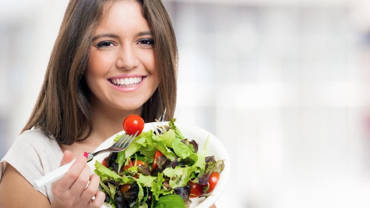 Balanced diet Organic Healthy food Clean eating selection Including Certain Protein Prevents Cancer: fish, meat, fruit, vegetable, cereal, leaf vegetable