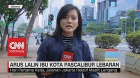 VIDEO: Pasca-Lebaran, Jalanan Jakarta Relatif Masih Lengang