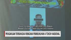 VIDEO: Pengakuan Tersangka Rencana Pembunuhan 4 Tokoh