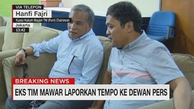 VIDEO: Eks Tim Mawar Laporkan Tempo ke Dewan Pers