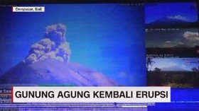 VIDEO: Gunung Agung Erupsi