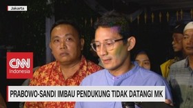 VIDEO: Prabowo-Sandi Imbau Pendukung Tidak Datangi MK