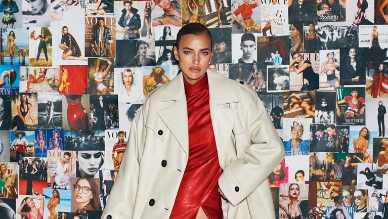 Beberapa potret Irina Shayk dengan balutan gaun perancang ternama dunia.