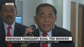 VIDEO: Menhan Meminta Tim Mawar Tidak Diungkit-Ungkit Lagi