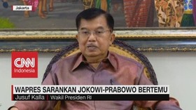 VIDEO: Wapres JK sarankan Jokowi-Prabowo Bertemu Secepatnya