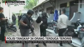 VIDEO: 34 Orang Terduga Teroris Diamankan di Palangka Raya