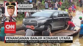 VIDEO: Distribusi Bantuan Korban Banjir Konawe Terhambat