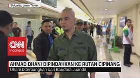 VIDEO: Ahmad Dhani Dipindahkan ke Rutan Cipinang