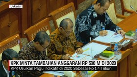 VIDEO: KPK Minta Tambahan Anggaran Rp 580 M di 2020