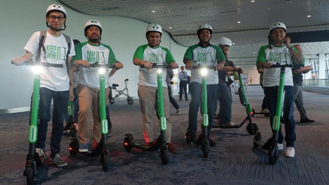 Grabwheels kini bisa digunakan dari pintu sampai conveyor belt pengambilan bagasi di terminal 3 kedatangan domestik Bandara Soekarno-Hatta.