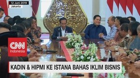 VIDEO: Kadin & Hipmi ke Istana Bahas Iklim Bisnis