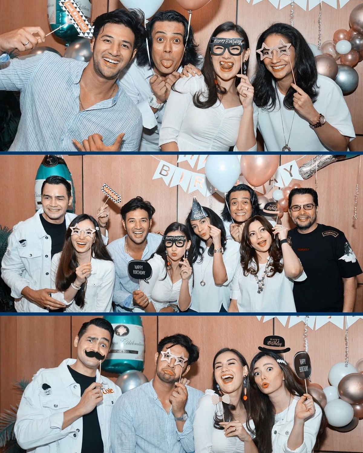 Ammar Zoni merayakan ulang tahunnya yang ke-26 dengan sang istri&comma; Irish Bella&period;