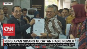 VIDEO: KPU Serahkan Jawaban Gugatan Kuasa Hukum Prabowo-Sandi