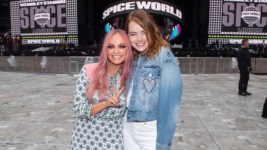 Mimpi Emma Stone untuk bertemu dan foto bareng idolanya, Baby Spice, akhirnya terwujud.