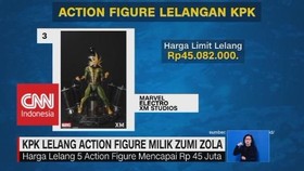 VIDEO: KPK Lelang Action Figure Milik Zumi Zola