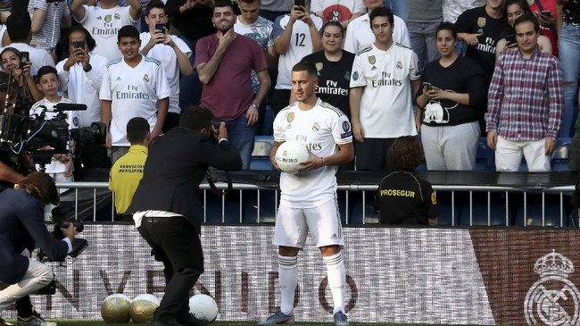 FOTO: Hazard Gabung Real Madrid Usai Menanti 12 Tahun
