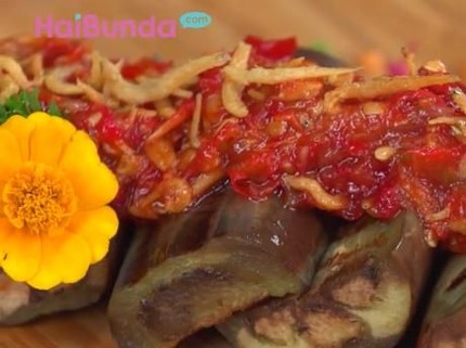Resep Terong Bakar Sambal Teri Balado, Cocok untuk Makan Siang