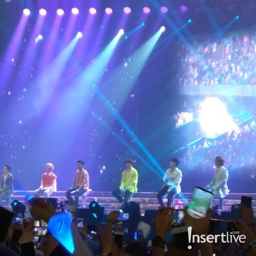 Semangat Berjoget, Leetuk Super Junior Tendang Lampu Panggung