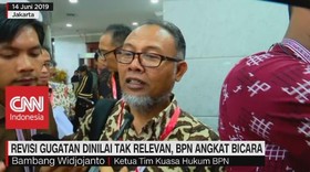 VIDEO: Revisi Gugatan Dinilai Tak Relevan, BPN Angkat Bicara