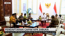 VIDEO: Pendaftaran Capim KPK Resmi Dibuka