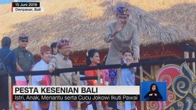 VIDEO: Presiden Jokowi & Jan Ethes di Pesta Kesenian Bali