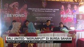 VIDEO: Bali United 'Merumput' di Bursa Saham