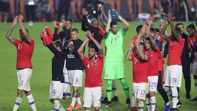 FOTO: Chile Buat Jepang Bertekuk Lutut di Copa America 2019