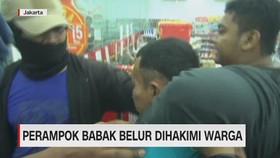 VIDEO: Perampok Babak Belur Dihakimi Warga
