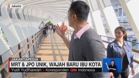 VIDEO: MRT dan JPO Unik, Wajah Baru Ibu Kota