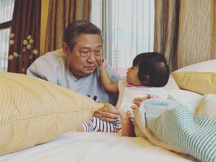 Sweet, Saat Cucu Paling Kecil SBY Jadi Pelipur Lara
