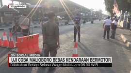 VIDEO: Uji Coba Malioboro Bebas Kendaraan Bermotor