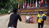 FOTO: Napak Tilas di Gua Tham Luang Gua Tham Luang Nang Non di Thailand terkenal karena menjadi lokasi terkurungnya 12 bocah.
