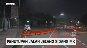 VIDEO: Penutupan Jalan Jelang Sidang MK