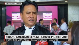 VIDEO: Yusril Bicara Soal Gugatan Sengketa Pilpres 2019