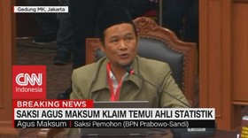 VIDEO: Saksi Agus Maksum Klaim Temui Ahli Stastistik