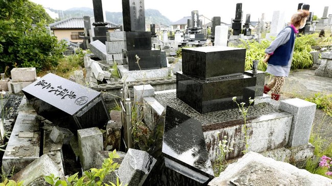 FOTO: Jepang Kembali Diguncang Gempa