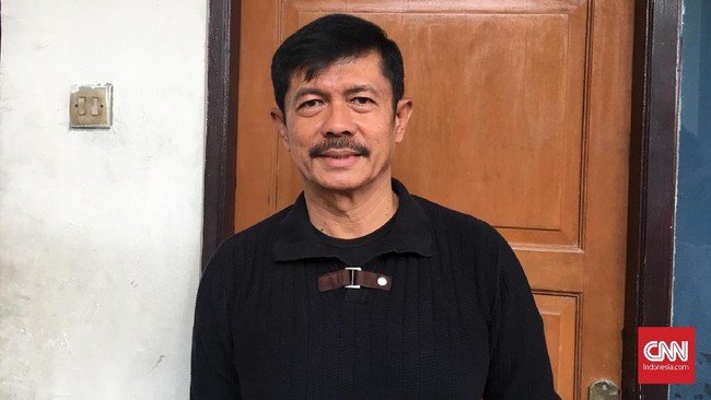 Indra Sjafri hadir pada sidang eks Ketua Umum PSSI Joko Driyono di Pengadilan Negeri Jakarta Selatan, Kamis (20/6).