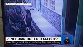VIDEO: Pencurian HP oleh IRT Terekam CCTV