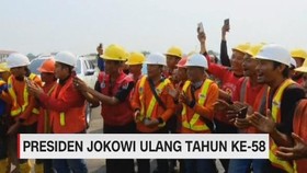 VIDEO: Presiden Jokowi Ulang Tahun ke-58