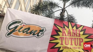 Supermarket Giant Tutup Dua Gerai di Depok dan Tasikmalaya