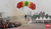 FOTO: Festival Damai Keselamatan Berlalu Lintas Polisi menggelar festival dama Millenial Road Safety dengan mengambil tema 'Merajut Persatuan dalam Kebhinekaan dan Millennial Safety Road'.