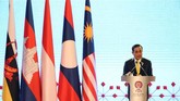 FOTO: Membahas Beragam Persoalan di KTT ASEAN 2019 Indonesia yang hadir dalam KTT ASEAN turut membahas soal batas ZEE, Rohingya, serta dampak perang dagang AS-China.