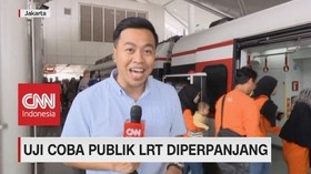 VIDEO: Masih Gratis! Uji Coba LRT Diperpanjang
