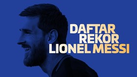 INFOGRAFIS: Daftar Rekor Lionel Messi