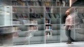 FOTO: Kemegahan Perpustakaan Nasional Qatar Qatar telah bekerjasama dengan banyak perpustakaan untuk menambah koleksi buku Perpustakaan Nasional Qatar